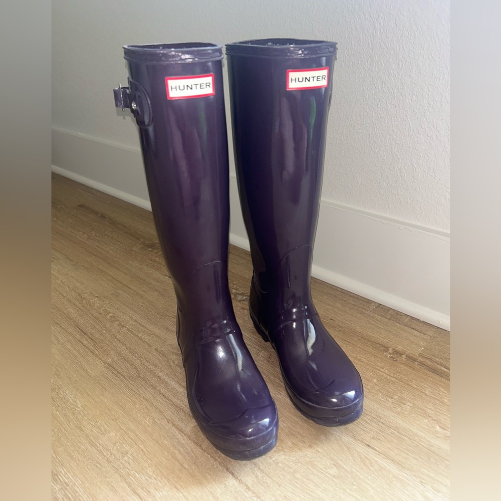 Tall hunter rain boots
